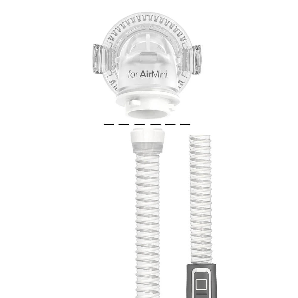 Paquete Manguera AirMini  y Codo para Mascarilla F30 - Mercado CPAP México. Distribuidor Oficial ResMed.