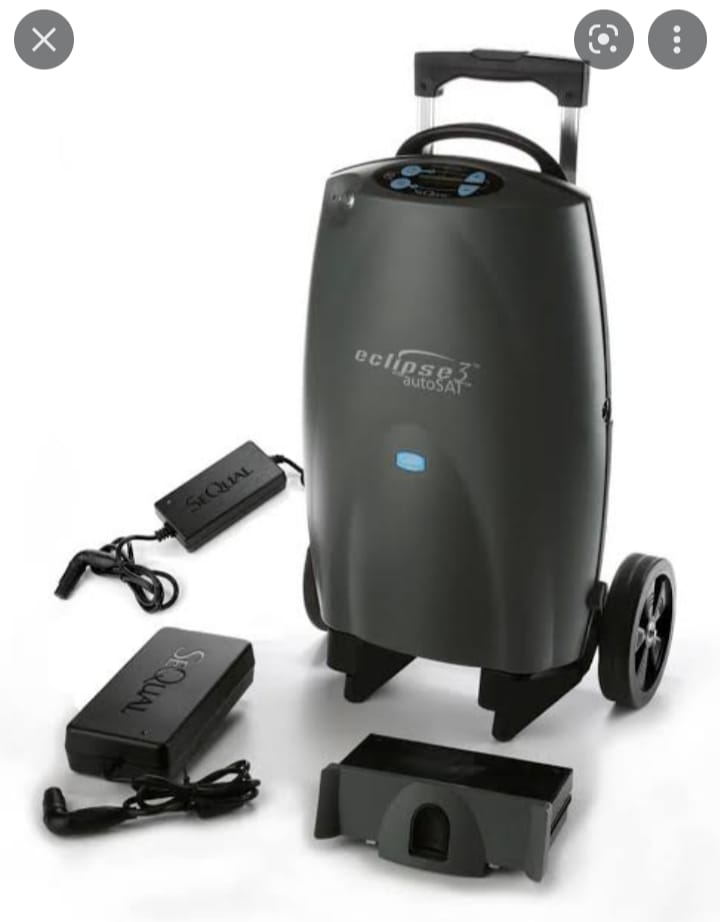 Concentrador De Oxígeno Portátil SeQual Eclipse 5 - Mercado CPAP México. Distribuidor Oficial ResMed.