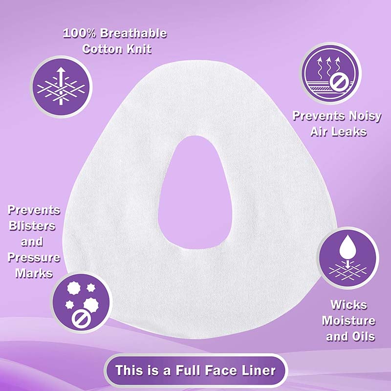 Forro de mascarilla oronasal de CPAP